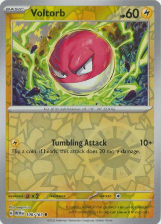100/165 Voltorb (Reverse Holo) - 151