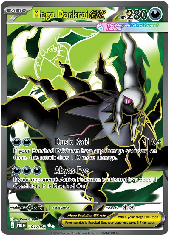 101/084 Mega Darkrai EX - Pitch Black