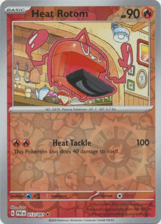 013/091 Heat Rotom (Reverse Holo) - Paldean Fates
