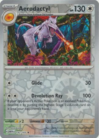 142/165 Aerodactyl (Reverse Holo) - 151
