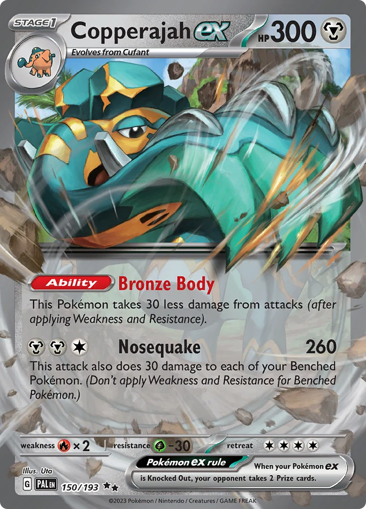 150/193 Copperajah EX - Paldea Evolved
