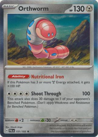 151/193 Orthworm (Holo) - Paldea Evolved