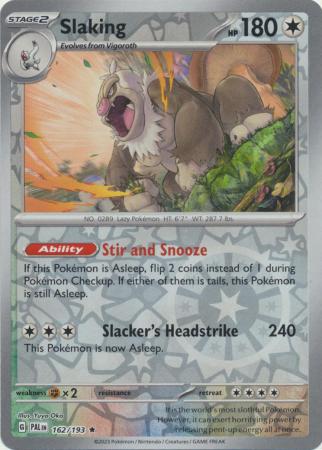 162/193 Slaking (Reverse Holo) - Paldea Evolved