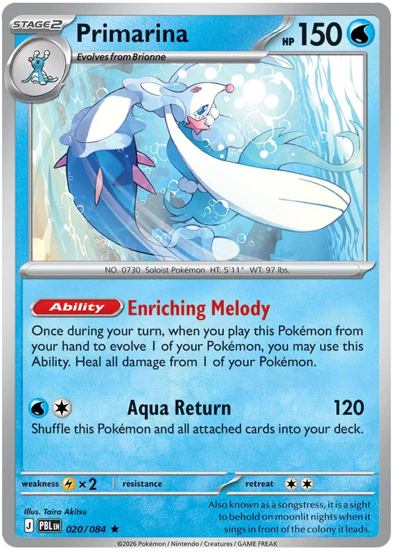 020/084 Primarina (Holo) - Pitch Black