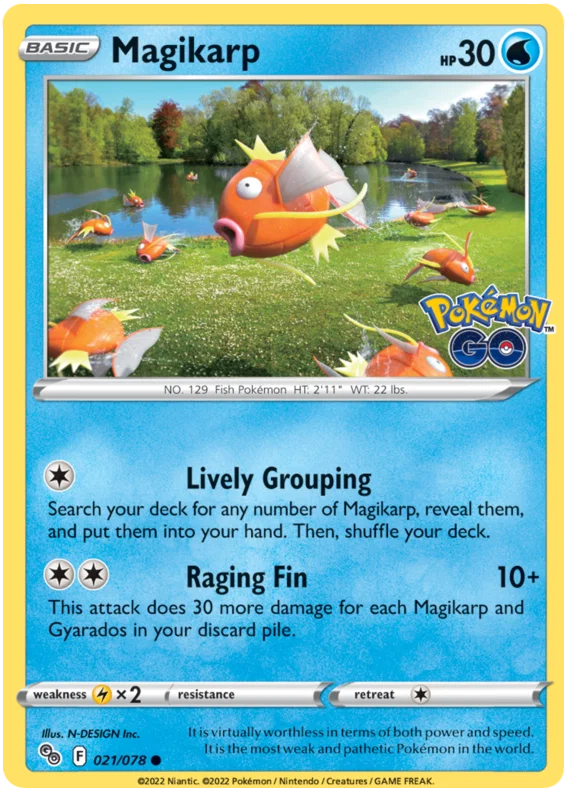 021/078 Magikarp - Pokemon GO