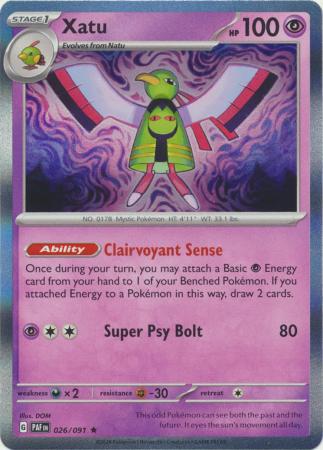026/091 Xatu (Holo) - Paldean Fates
