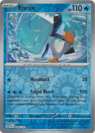 048/193 Eiscue (Reverse Holo) - Paldea Evolved