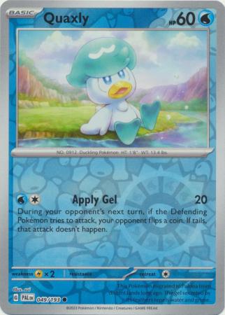 049/193 Quaxly (Reverse Holo) - Paldea Evolved