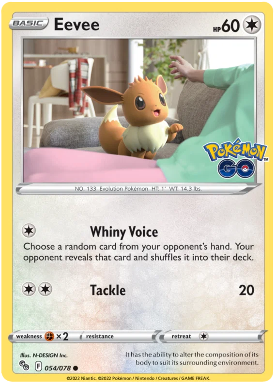 054/078 Eevee - Pokemon GO