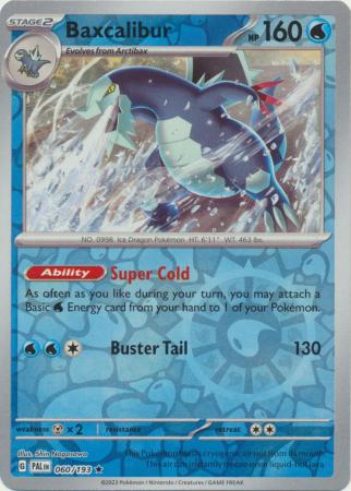 060/193 Baxcalibur (Reverse Holo) - Paldea Evolved
