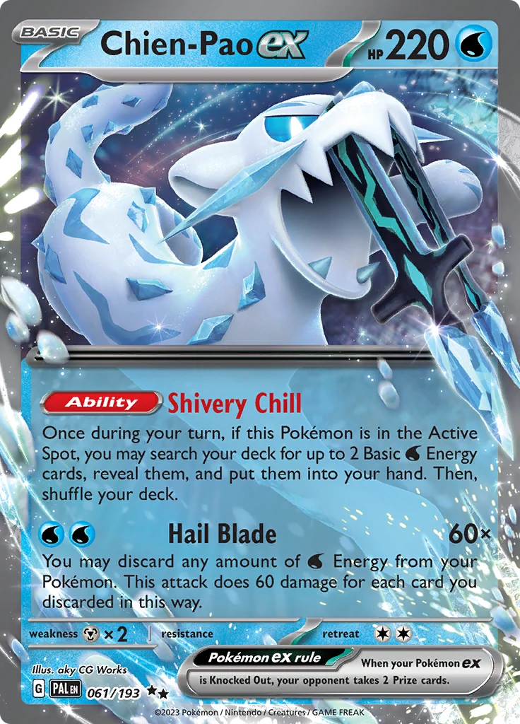 061/193 Chien-Pao EX - Paldea Evolved