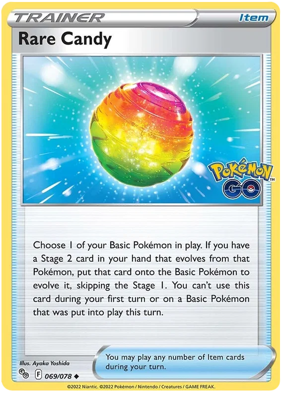 069/078 Rare Candy - Pokemon GO