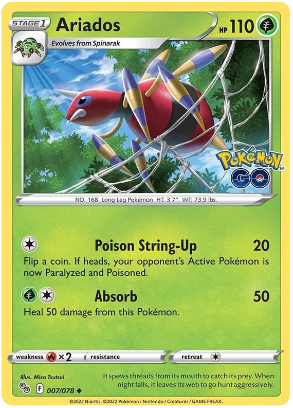 007/078 Ariados - Pokemon GO
