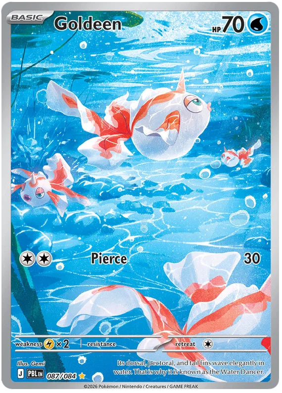 087/084 Goldeen - Pitch Black