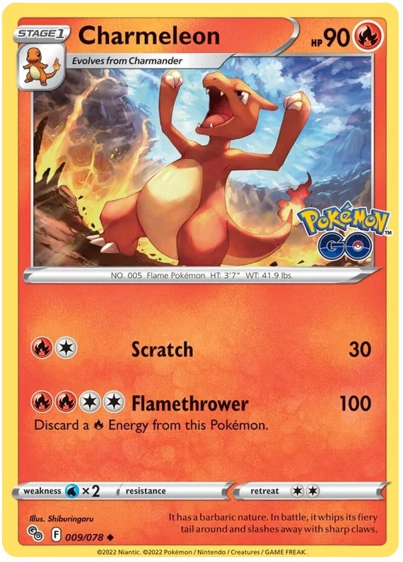 009/078 Charmeleon - Pokemon GO