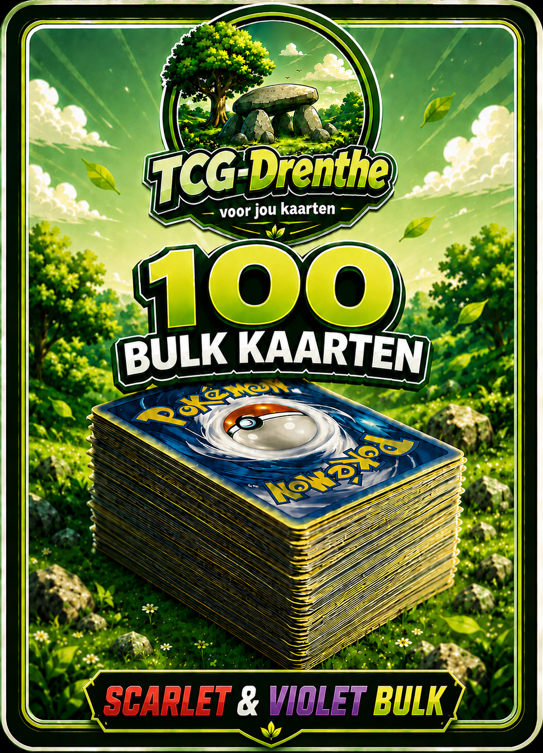 100 Bulk Kaarten (Scarlet & Violet)