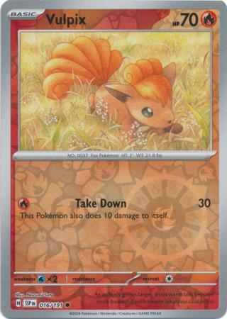 016/191 Vulpix (Reverse Holo) - Surging Sparks