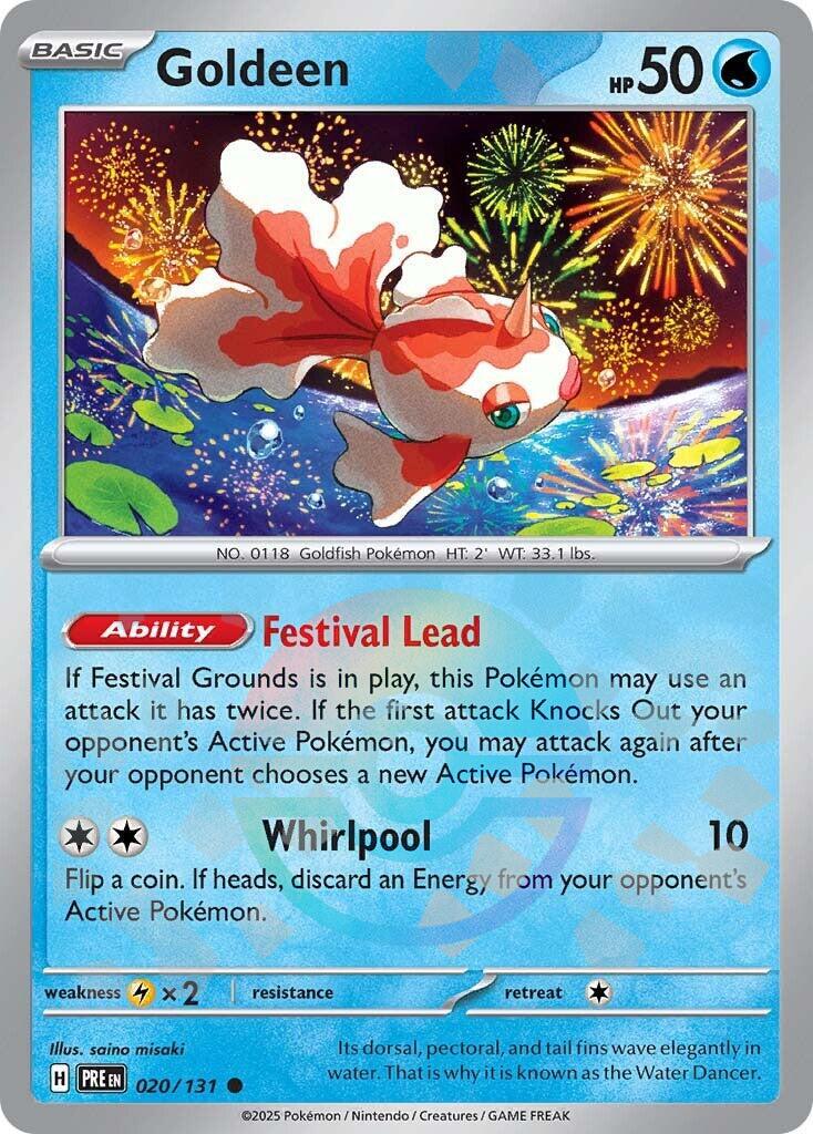 020/131 Goldeen (Pokebal Reverse Holo) - Prismatic Evolutions