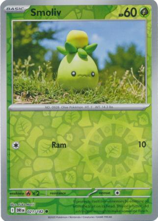 021/182 Smoliv (Reverse Holo) - Destined Rivals
