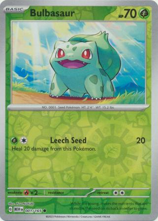 001/165 Bulbasaur (Reverse Holo) - 151