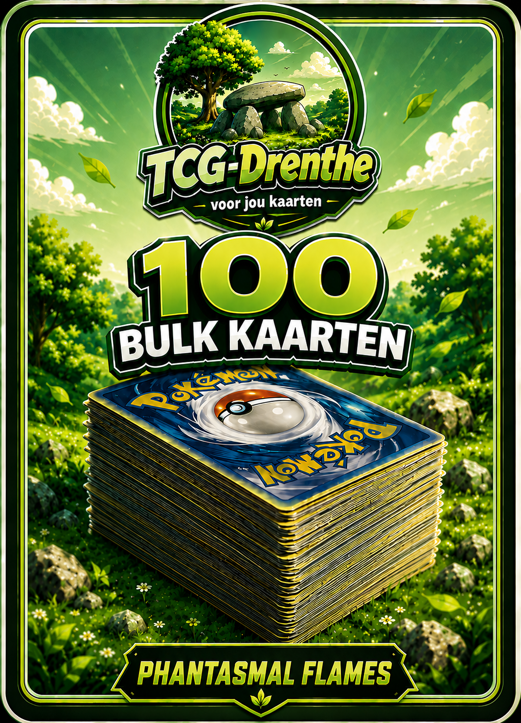 100 Bulk Kaarten (Phantasmal Flames)
