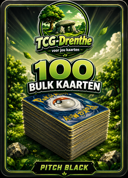 100 Bulk Kaarten (Pitch Black)