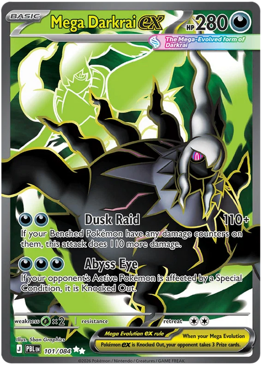 101/084 Mega Darkrai EX - Pitch Black