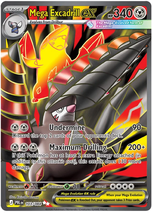 103/084 Mega Excadrill EX - Pitch Black