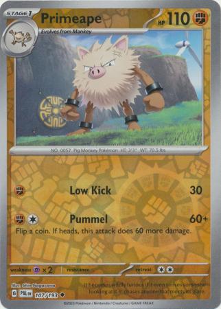 107/193 Primeape (Reverse Holo) - Paldea Evolved