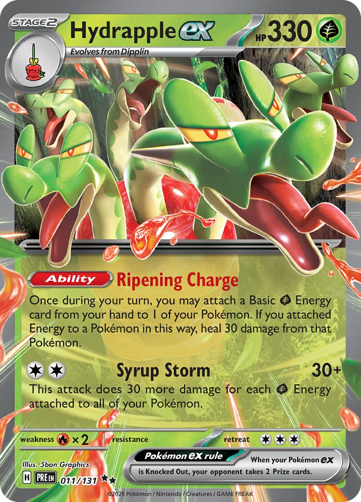 011/131 Hydrapple EX - Prismatic Evolutions