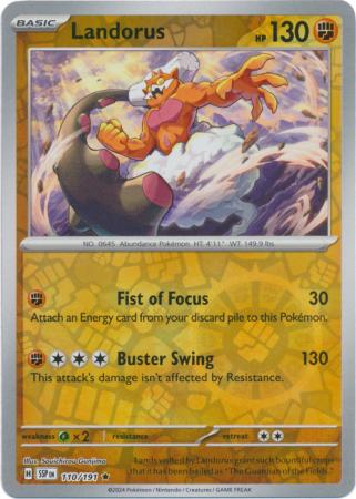 110/191 Landorus (Reverse Holo) - Surging Sparks