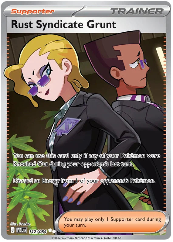 112/084 Rust Syndicate Grunt - Pitch Black