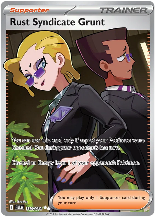 112/084 Rust Syndicate Grunt - Pitch Black