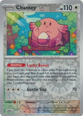113/165 Chansey (Reverse Holo) - 151