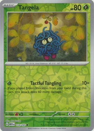 114/165 Tangela (Reverse Holo) - 151
