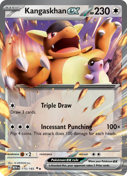 115/165 Kangaskhan EX - 151