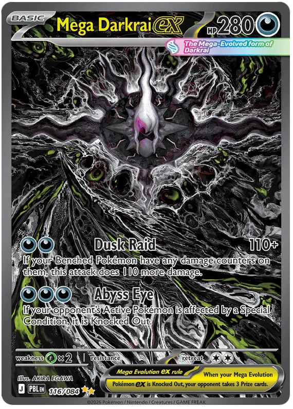 116/084 Mega Darkrai EX - Pitch Black