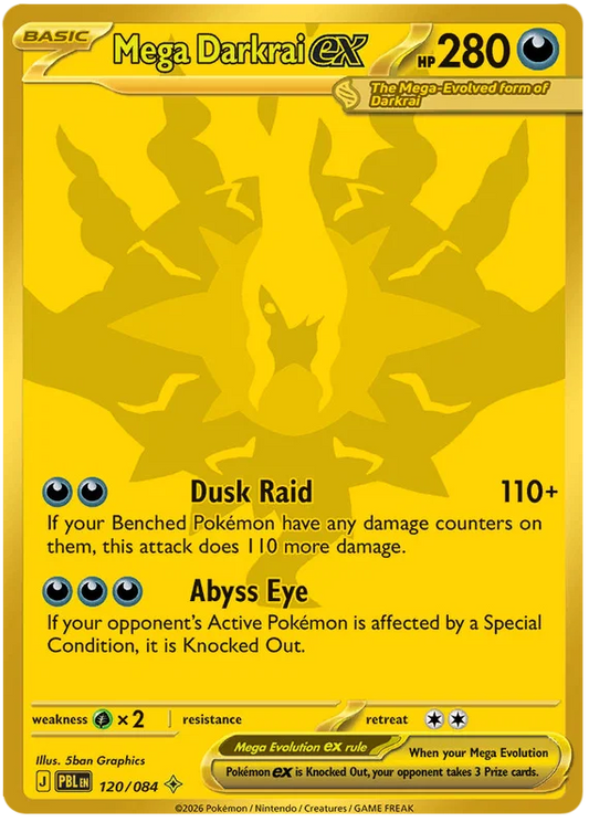 120/084 Mega Darkrai EX - Pitch Black