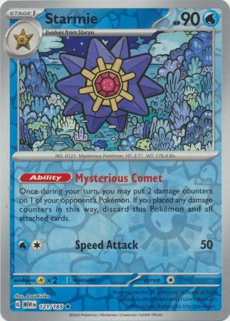 121/165 Starmie (Reverse Holo) - 151