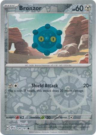 126/191 Bronzor (Reverse Holo) - Surging Sparks