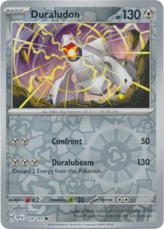 129/191 Duraludon (Reverse Holo) - Surging Sparks
