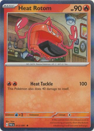 013/091 Heat Rotom (Holo) - Paldean Fates