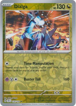 135/191 Dialga (Reverse Holo) - Surging Sparks