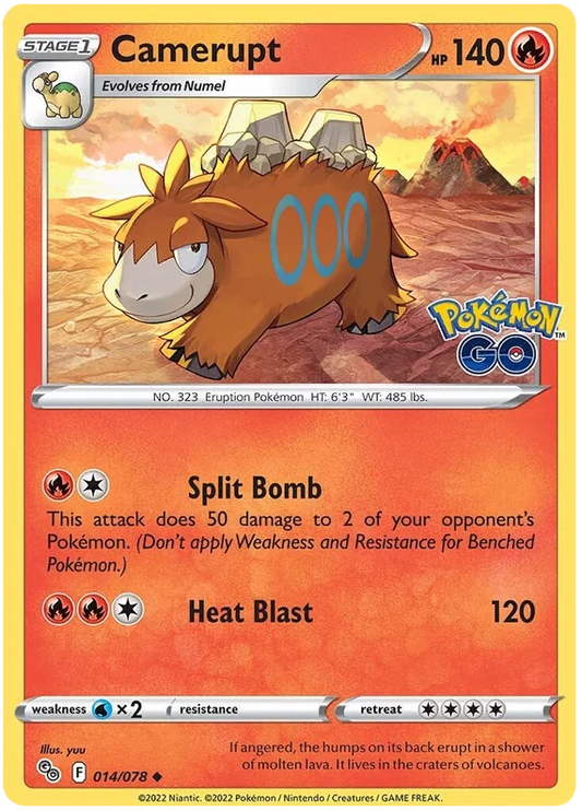 014/078 Camerupt - Pokemoon GO
