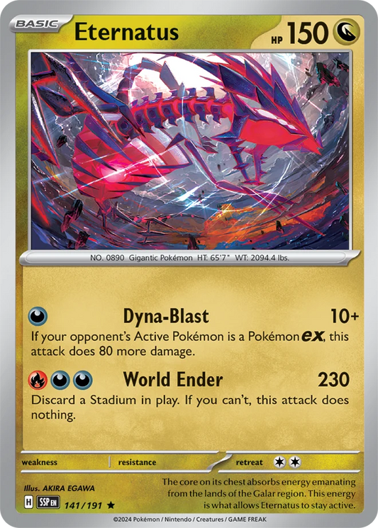 141/191 Eternatus (Holo) -  Surging Sparks