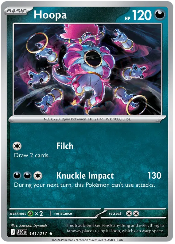 141/217 Hoopa (Holo) - Ascended Heroes