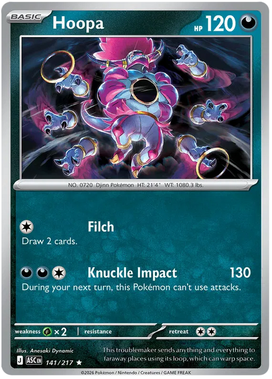 141/217 Hoopa (Holo) - Ascended Heroes