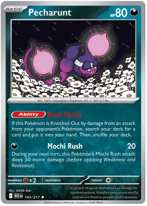 143/217 Pecharunt (Holo) - Ascended Heroes