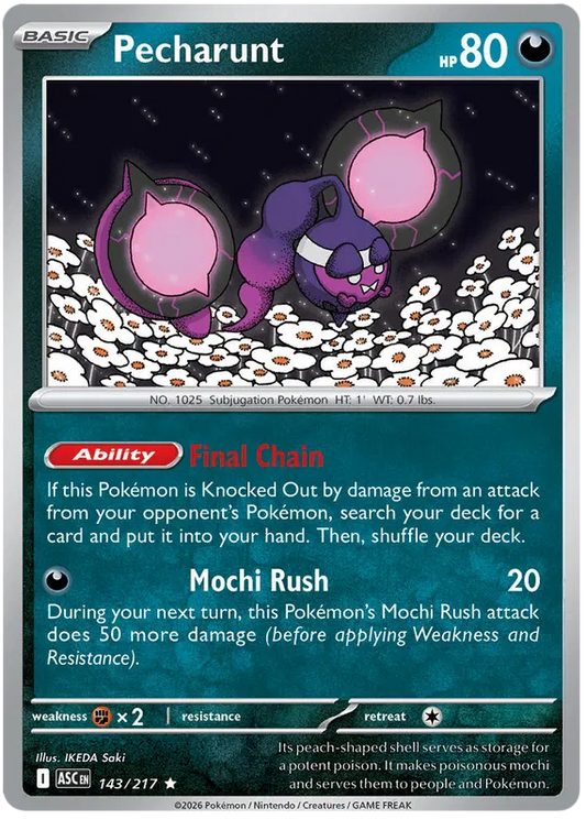 143/217 Pecharunt (Holo) - Ascended Heroes