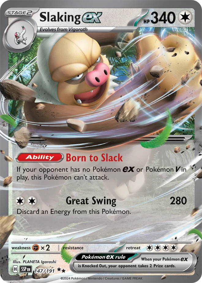 147/191 Slaking EX - Surging Sparks